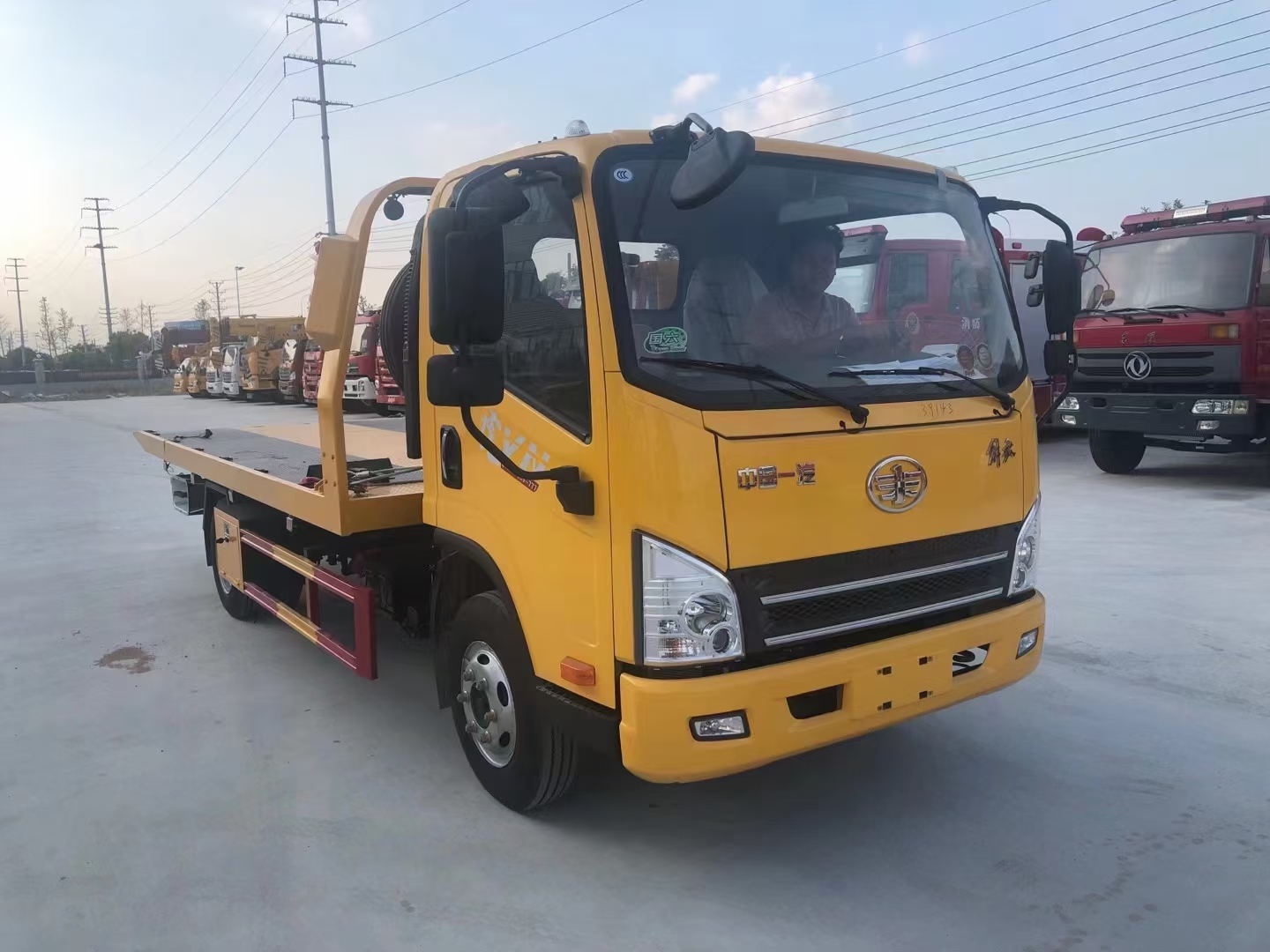 解放虎V藍牌清障車