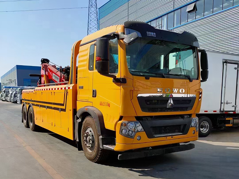 重汽豪沃后雙橋20T拖吊聯體