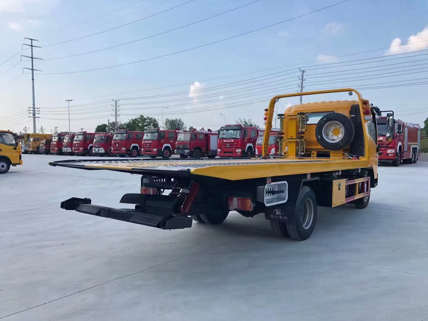 重汽豪沃藍牌清障車