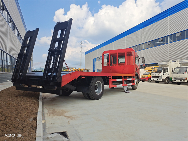 解放龍V單橋平板車